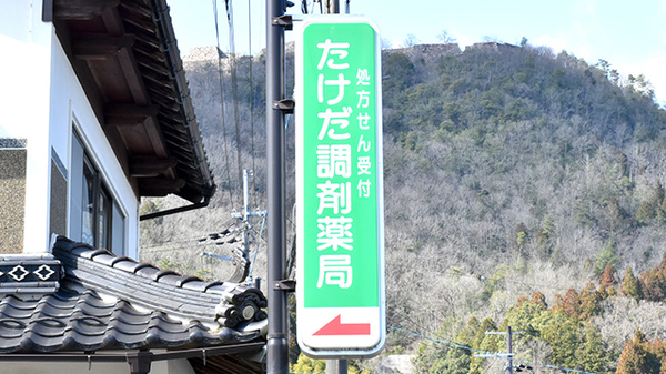 たけだ調剤薬局の看板