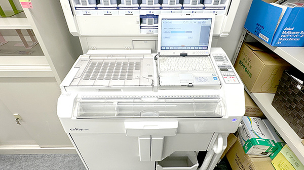 ユウセイ薬局山鼻店の調剤器具
