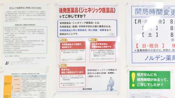 ノルデン薬局西町店のジェネリック対応