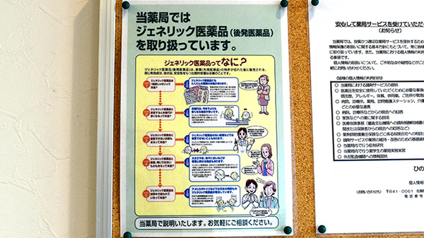 ひのき薬局のジェネリック対応