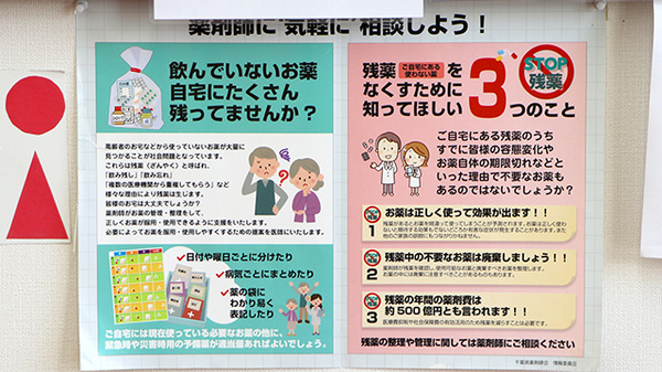 アイワ薬局小倉台店の残薬回収サービス