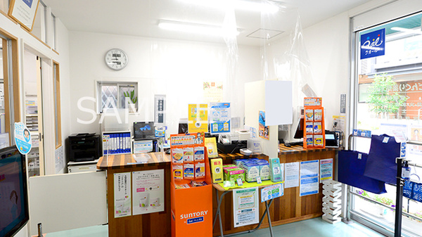 どんぐり薬局ながそね店の受付/カウンター