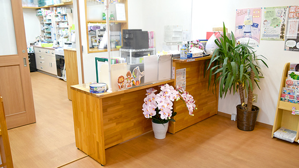 アイワ薬局野田店の受付/カウンター