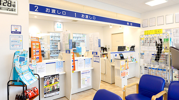 クオール薬局大江店の受付/カウンター