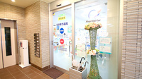 ながまち薬局の入口