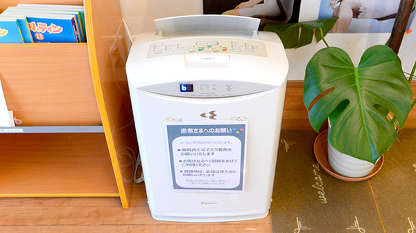 クオール薬局こびらい店の感染予防対策