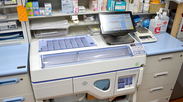 ふじみ薬局おうぎ台店の調剤器具