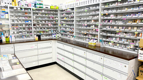 ゆうあい未来薬局の調剤室
