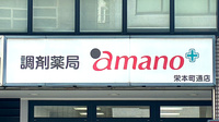 調剤薬局ａｍａｎｏ栄本町通店の看板