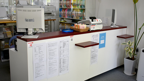 あさひ薬局　内町店の受付/カウンター