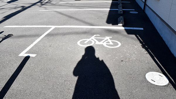 おりぃぶ薬局の駐輪場