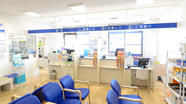 クオール薬局取手西店の受付/カウンター