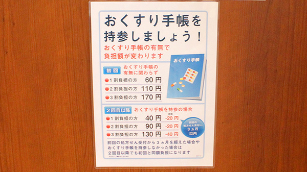 きたむら薬局のお薬手帳