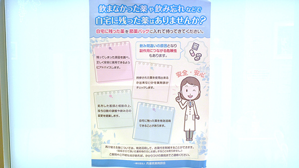 キセラ川西ハートフル薬局の残薬回収サービス