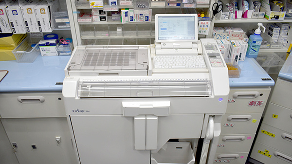 センス薬局の調剤器具