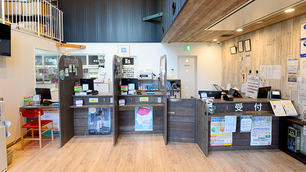 クオール薬局富沢店の受付/カウンター
