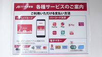 クスリのアオキ浄水薬局のクレカ/電子マネー/スマホ決済対応