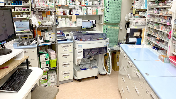 ほりぐち薬局西六郷店の調剤室
