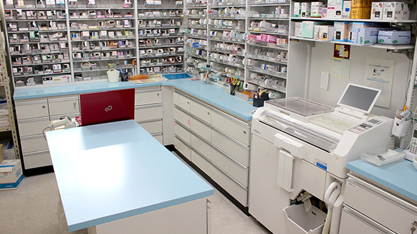 まごころ調剤薬局松島店の調剤室