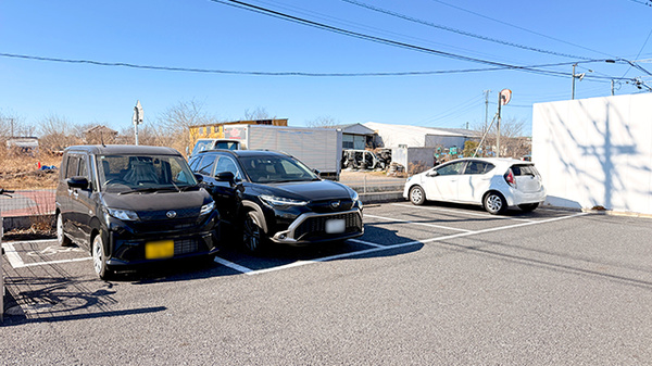 あおい薬局の駐車場