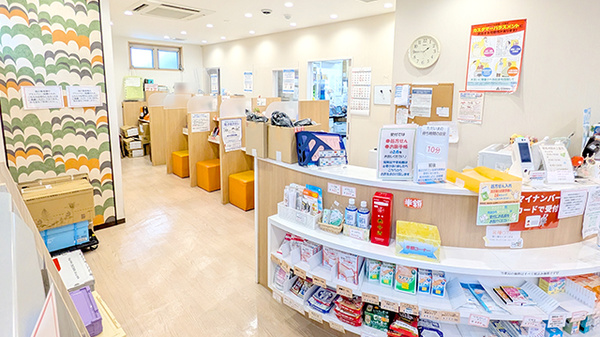 うさぎ薬局　馬込沢店の受付/カウンター