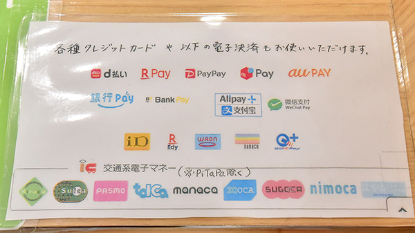 サエラ薬局 枚方店のクレカ/電子マネー/スマホ決済対応