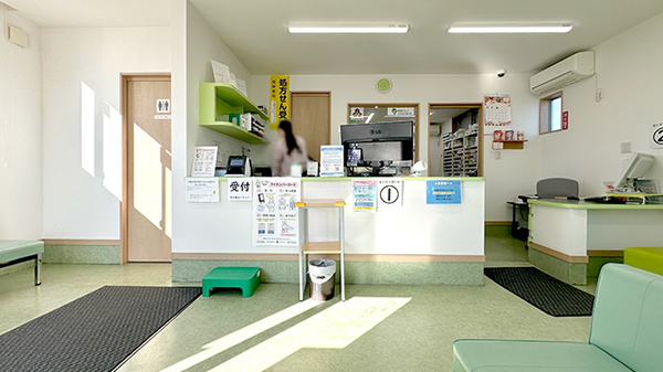 いろは薬局 冷水店の受付/カウンター