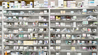 オハナ薬局千葉西店の薬棚