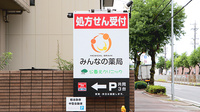 みんなの薬局中村の看板