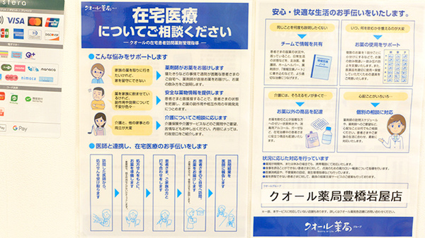 クオール薬局豊橋岩屋店の在宅対応