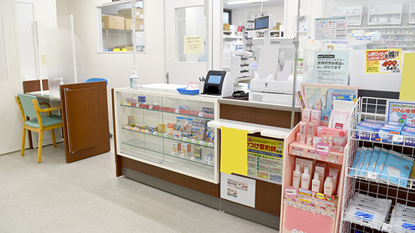 ゴダイ薬局　わたまち店の受付/カウンター