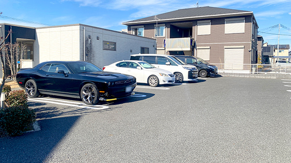 アクア薬局桜の郷店の駐車場