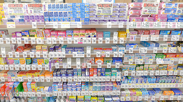 イオン薬局江釣子店の一般医薬品