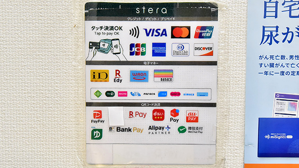 サエラ薬局 東戸塚店のクレカ/電子マネー/スマホ決済対応