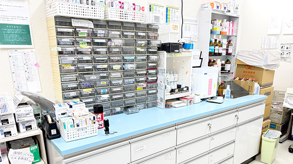わかば薬局 浦和美園店の薬棚