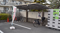 アカカベ薬局　木田町店の駐輪場