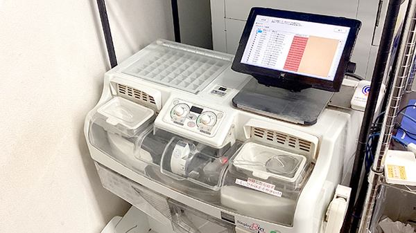 きらり薬局千葉中央店の調剤器具