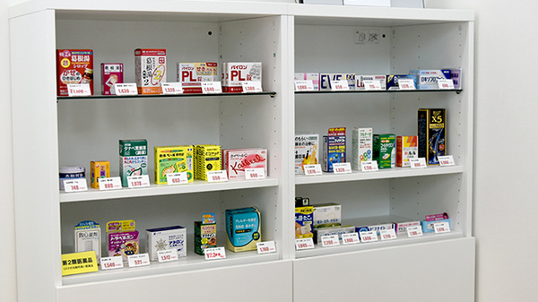 アーチ薬局長浜みなと店の一般医薬品