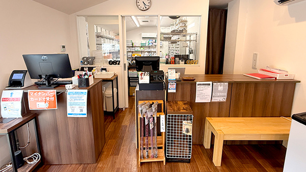 オハナ薬局奈良三宅店の受付/カウンター