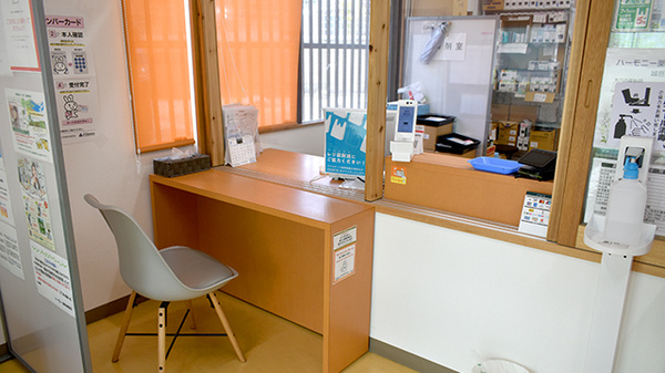 ハーモニー薬局城岳店の受付/カウンター
