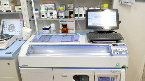 ウイン調剤薬局前橋日赤前店の調剤器具