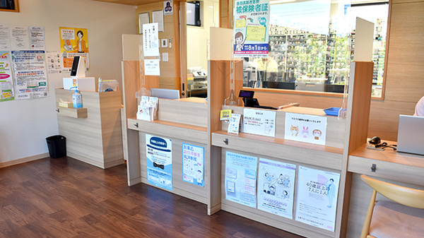あすか薬局の受付/カウンター