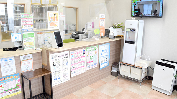 ユウ薬局野江店の受付/カウンター