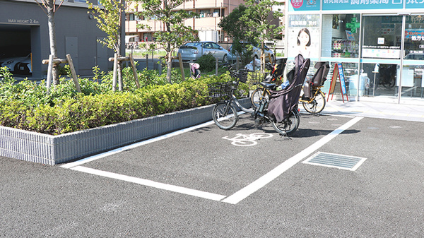 調剤薬局日本メディカルシステム 北戸田店の駐輪場