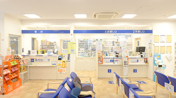 クオール薬局高崎北店の受付/カウンター