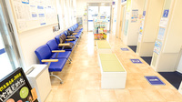 クオール薬局太秦店の待合スペース