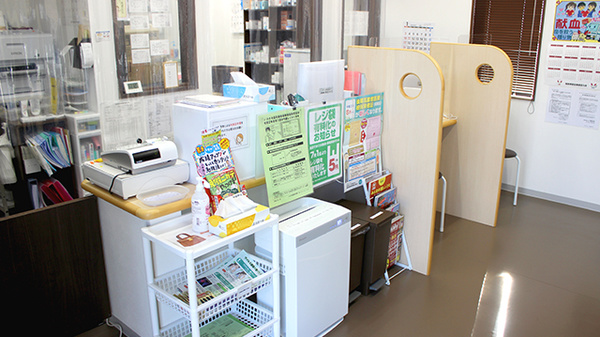 株式会社ユモト薬局　白鳥店の受付/カウンター