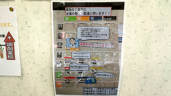 貴船薬局坂戸店の一包化対応