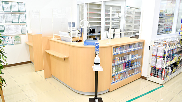 ドラッグセイムス板橋向原店の受付/カウンター