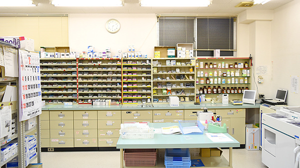 ぼうしや調剤薬局　鹿沢店の調剤室
